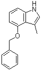 3-Methyl-4-(phenylmethoxy)-1H-indole molecular structure (CAS 92962-49-7)