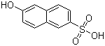 6-Hydroxynaphthalene-2-sulphonic acid molecular structure (CAS 93-01-6)