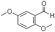 2,5-二甲氧基苯甲醛分子结构 (CAS 93-02-7)