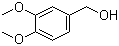 3,4-二甲氧基苄醇分子结构 (CAS 93-03-8)