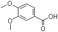 3,4-二甲氧基苯甲酸分子结构 (CAS 93-07-2)