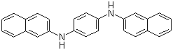 N,N'-二(2-萘基)对苯二胺分子结构 (CAS 93-46-9)
