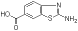 structure of CAS# 93-85-6, 2-Aminobenzothiazole-6-carboxylic acid;2-Amino-1,3-benzothiazole-6-carboxylic acid
