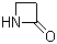 structure of CAS# 930-21-2, 2-Azetidinone;2-Azacyclobutanone