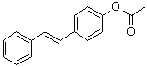 4-(2-Phenylethenyl)phenol 1-acetate molecular structure (CAS 93022-30-1)