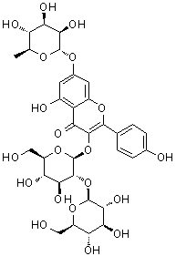 rhamnoside molecular structure (CAS 93098-79-4)