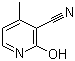 结构式 CAS# 93271-59-1, 2-羟基-4-甲基吡啶-3-甲腈