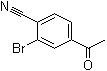 结构式 CAS# 93273-63-3, 4-乙酰基-2-溴苯甲腈