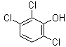 2,3,6-三氯苯酚分子结构 (CAS 933-75-5)