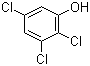 结构式 CAS# 933-78-8, 2,3,5-三氯苯酚