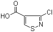 结构式 CAS# 933690-30-3, 3-氯-4-异恶唑羧酸