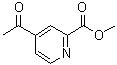 结构式 CAS# 934016-09-8, 4-乙酰基吡啶-2-羧酸甲酯