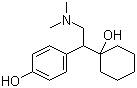 structure of CAS# 93413-62-8, O-Desmethylvenlafaxine;4-[2-(Dimethylamino)-1-(1-hydroxycyclohexyl)ethyl]phenol