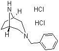 3-(Phenylmethyl)-3,8-diazabicyclo[3.2.1]octane dihydrochloride molecular structure (CAS 93428-54-7)