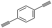 structure of CAS# 935-14-8, 1,4-Diethynylbenzene ;p-Diethynylbenzene