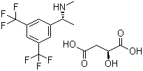 (2S)-2-Hydroxybutanedioic acid compd. with (alphaR)-N,alpha-dimethyl-3,5-bis(trifluoromethyl)benzenemethanamine molecular structure (CAS 935534-56-8)