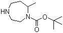 structure of CAS# 935843-93-9, tert-Butyl 7-methyl-1,4-diazepane-1-carboxylate;Hexahydro-7-methyl-1H-1,4-diazepine-1-carboxylic acid tert-butyl ester