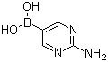 结构式 CAS# 936250-22-5, 2-氨基嘧啶-5-硼酸