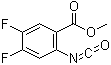 2-Isocyanato-4,5-difluorobenzoic acid methyl ester molecular structure (CAS 936500-96-8)