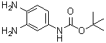 N-(3,4-二氨基苯基)氨基甲酸叔丁酯分子结构 (CAS 937372-03-7)