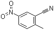 structure of CAS# 939-83-3, 2-Methyl-5-nitrobenzonitrile;5-Nitro-o-tolunitrile