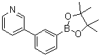结构式 CAS# 939430-30-5, 3-(3-(4,4,5,5-四甲基-1,3,2-二氧硼杂环戊烷-2-基)苯基)吡啶