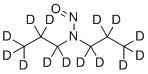 structure of CAS# 93951-96-3, N-Nitrosodipropylamine-d14;N,N-bis(1,1,2,2,3,3,3-heptadeuteriopropyl)nitrous amide