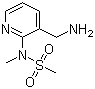 structure of CAS# 939791-42-1, N-[3-(Aminomethyl)pyridin-2-yl]-N-methylmethanesulfonamide