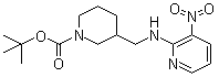 3-[[(3-Nitro-2-pyridinyl)amino]methyl]-1-piperidinecarboxylic acid tert-butyl ester molecular structure (CAS 939986-17-1)