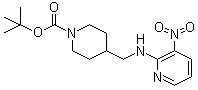 4-[[(3-Nitro-2-pyridinyl)amino]methyl]-1-piperidinecarboxylic acid tert-butyl ester molecular structure (CAS 939986-18-2)