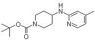4-[(4-Methyl-2-pyridinyl)amino]-1-piperidinecarboxylic acid tert-butyl ester molecular structure (CAS 939986-29-5)