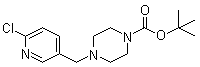 4-[(6-Chloro-3-pyridinyl)methyl]-1-piperazinecarboxylic acid tert-butyl ester molecular structure (CAS 939986-35-3)