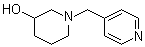 structure of CAS# 939986-41-1, 1-(4-Pyridinylmethyl)-3-piperidinol