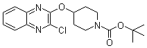 4-[(3-Chloro-2-quinoxalinyl)oxy]-1-piperidinecarboxylic acid tert-butyl ester molecular structure (CAS 939986-42-2)