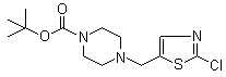4-[(2-Chloro-5-thiazolyl)methyl]-1-piperazinecarboxylic acid tert-butyl ester molecular structure (CAS 939986-53-5)