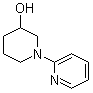结构式 CAS# 939986-68-2, 1-(2-吡啶基)-3-哌啶醇