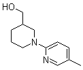 structure of CAS# 939986-72-8, 1-(5-Methyl-2-pyridinyl)-3-piperidinemethanol
