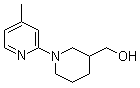 1-(4-Methyl-2-pyridinyl)-3-piperidinemethanol molecular structure (CAS 939986-82-0)