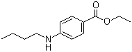Ethyl 4-(butylamino)benzoate molecular structure (CAS 94-32-6)