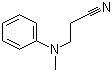 N-甲基-N-氰乙基苯胺分子结构 (CAS 94-34-8)