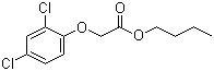 结构式 CAS# 94-80-4, 2,4-滴丁酯; 2,4-二氯苯氧乙酸正丁酯