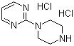 结构式 CAS# 94021-22-4, 1-(2-嘧啶基)哌嗪二盐酸盐