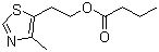 2-(4-Methylthiazol-5-yl)ethyl butyrate molecular structure (CAS 94159-31-6)