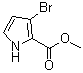 结构式 CAS# 941714-57-4, 3-溴-1H-吡咯-2-羧酸甲酯