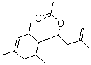 2,4,6-Trimethyl-alpha-(2-methyl-2-propenyl)-3-cyclohexene-1-methanol acetate molecular structure (CAS 94201-02-2)