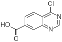 结构式 CAS# 942507-89-3, 4-氯喹唑啉-7-羧酸