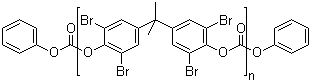 TBBPA carbonate oligomer BC52 molecular structure (CAS 94334-64-2)
