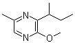 structure of CAS# 94344-70-4, 2-Methoxy-5-methyl-3-(1-methylpropyl)pyrazine;3-sec-Butyl-2-methoxy-5-methylpyrazine
