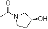 结构式 CAS# 943587-40-4, (S)-1-乙酰基-3-吡咯烷醇