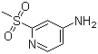 结构式 CAS# 944401-88-1, 2-甲磺酰基-4-吡啶胺